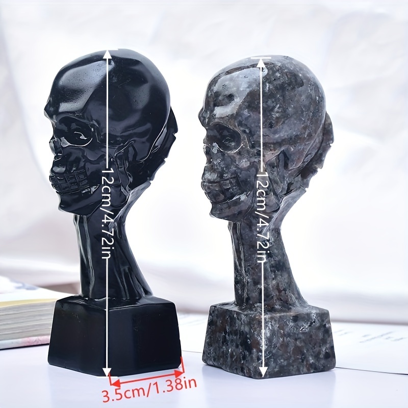 Mini Hand Raised Skull Statue Desktop Decoration